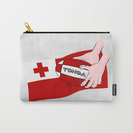 Tonga Rugby Flag Carry-All Pouch