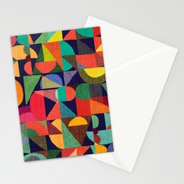 Color Blocks Stationery Card