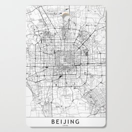 Beijing White Map Cutting Board