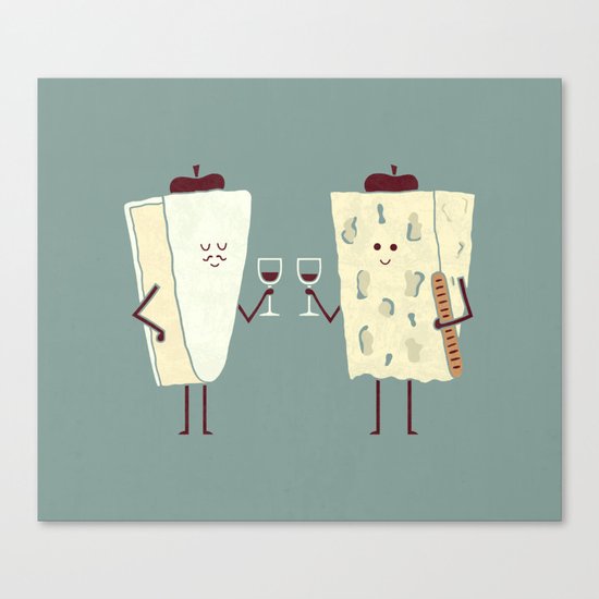 Frencheese Canvas Print