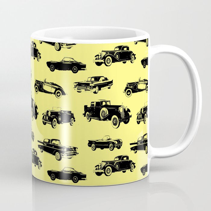 Classic Cars // Yellow Coffee Mug