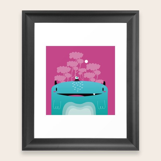 Moshi Framed Art Print