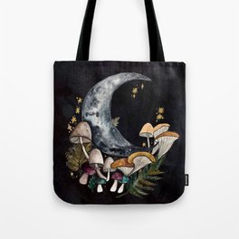 Mushroom Moon Tote Bag