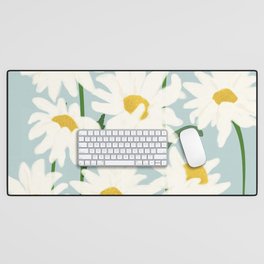 Flower Market - Oxeye daisies Desk Mat