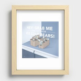 Ice Cold Bears Recessed Framed Print