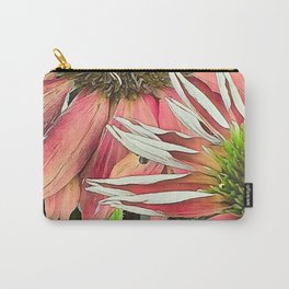 Echinacea I Red coneflowers art and decor  Carry-All Pouch