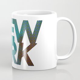 NewYork Coffee Mug | Print, Typography, Graphic, Nj, Digital, Text, Us, Ny, Newyork, Buildings 