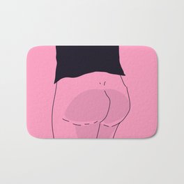 Good morning butt Bath Mat | Dance, Sexpositive, Queer, Graphicdesign, Bold, Digital, Risque, Femme, Lgbtq, Nude 