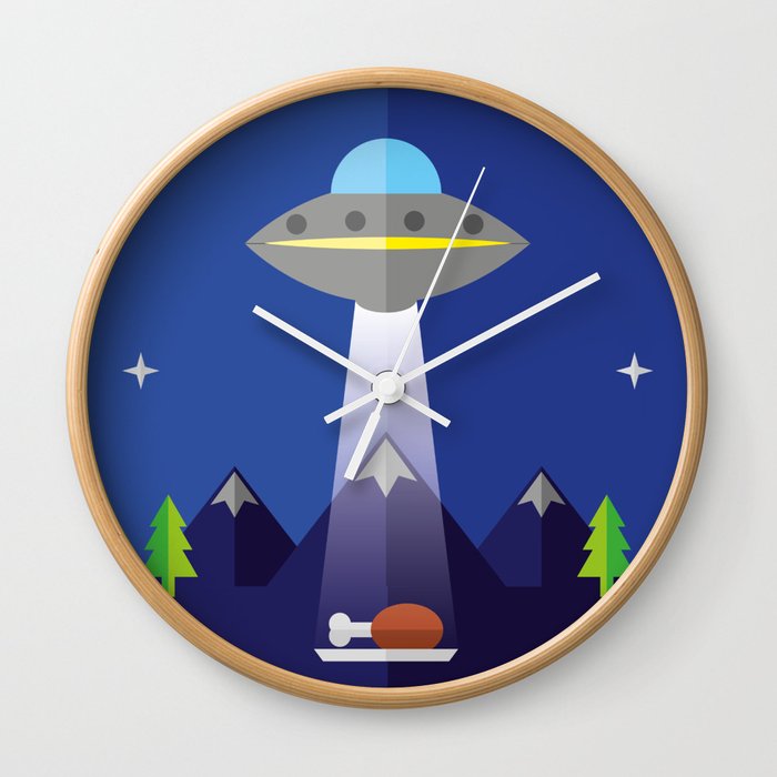 UFO Wall Clock