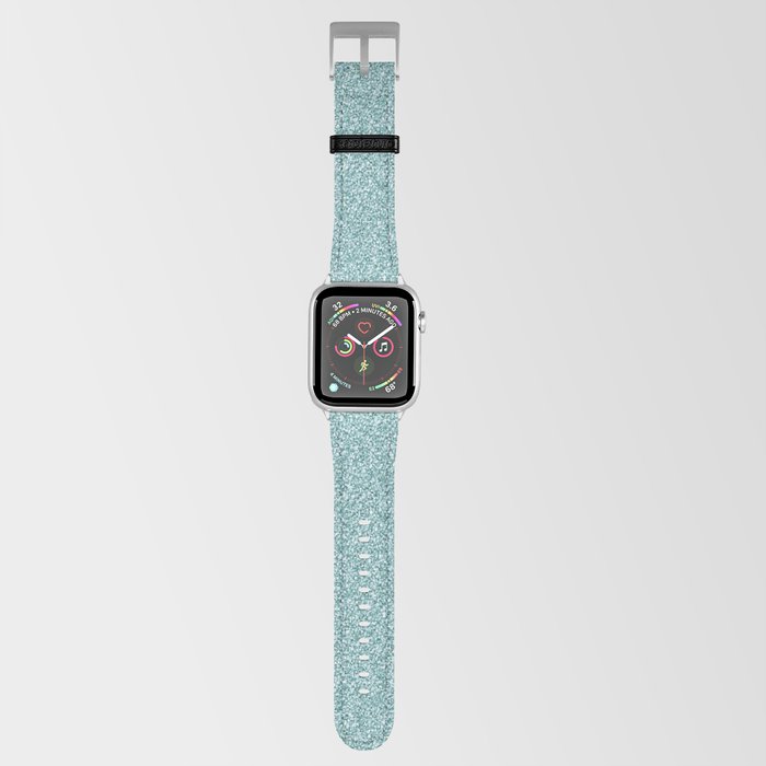 Aqua Glitter Apple Watch Band