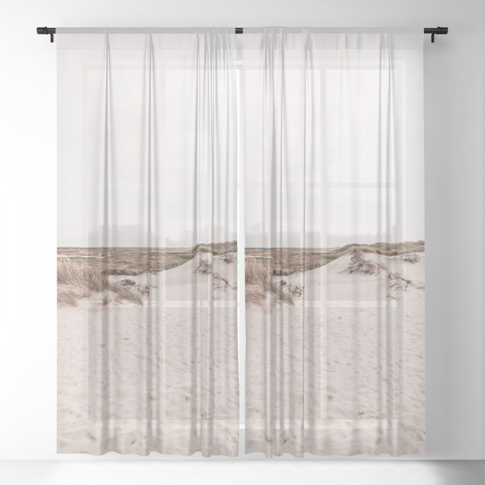 Desert Sand & Peace Sheer Curtain