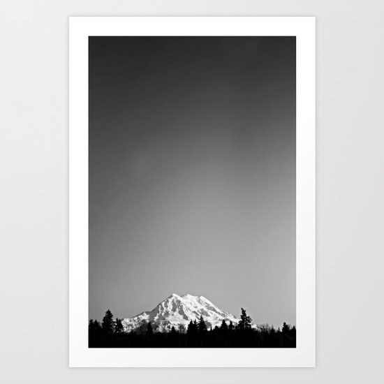 Mt. Rainier Art Print
