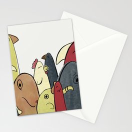 All Cooped Up Stationery Card