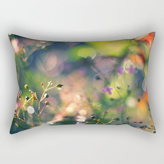 The Rainbow Forest I Rectangular Pillow