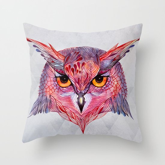Owla owl Throw Pillow