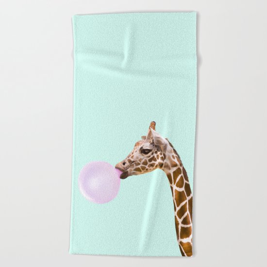 GIRAFFE Beach Towel