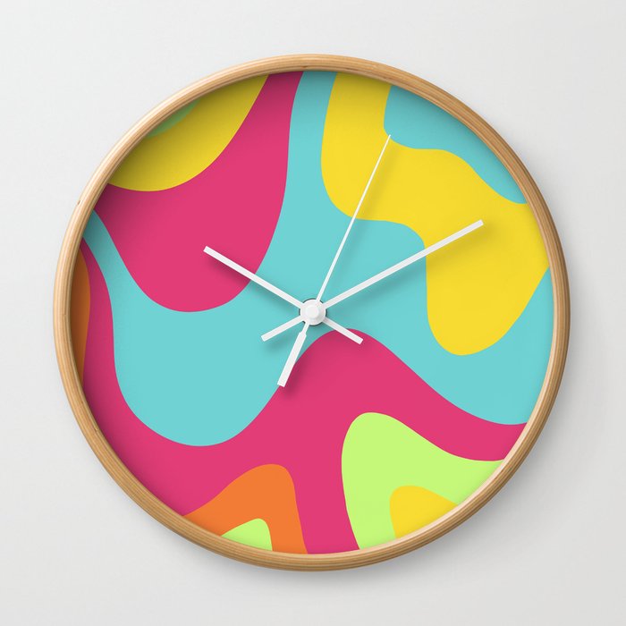 Psychedelic Sixties Wall Clock