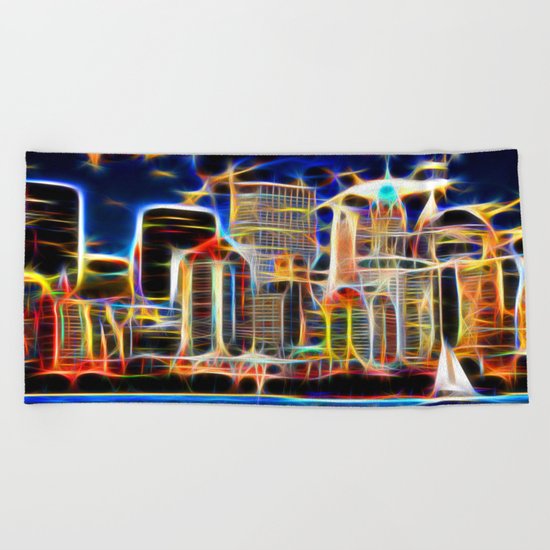 NY. Manhattan Beach Towel