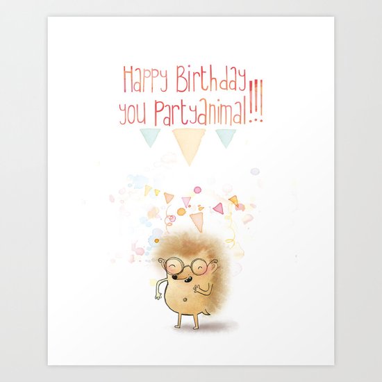 Party Animal Art Print
