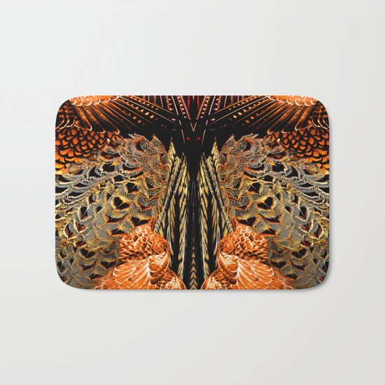 Butterfly Wings Pattern Bath Mat