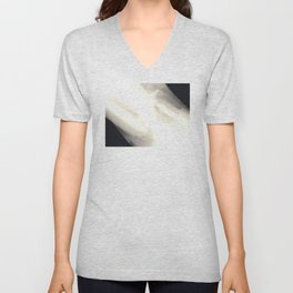 Black and white flash abstract V Neck T Shirt