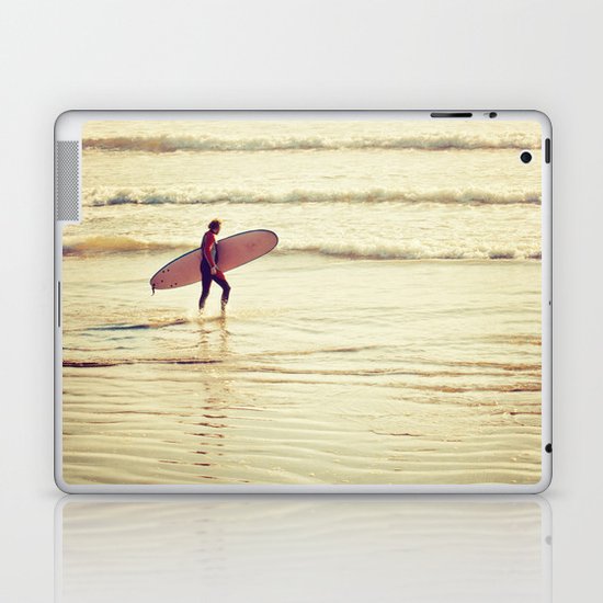 Golden Surf Laptop & iPad Skin