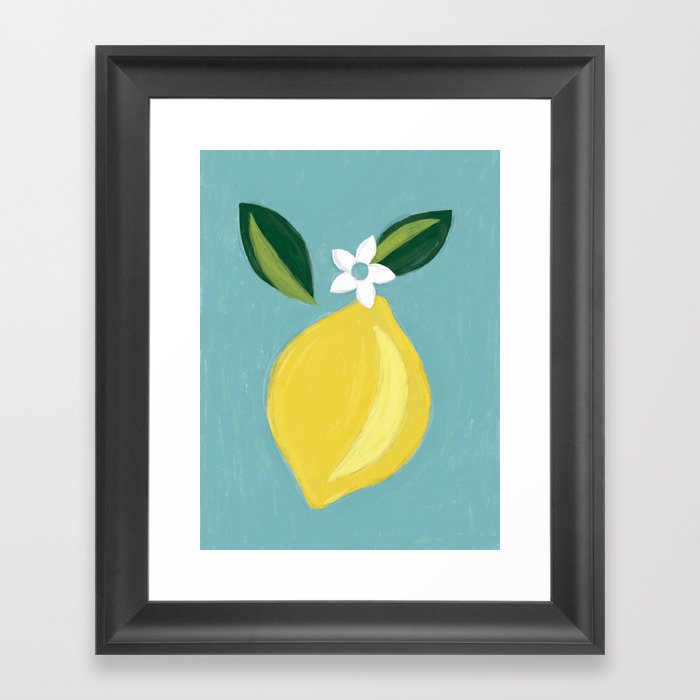 Meyer Lemon Framed Art Print