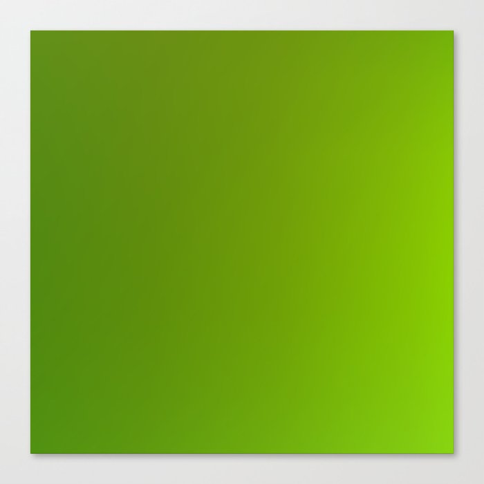 32 Green Gradient Background 220713 Minimalist Art Valourine Digital Design Canvas Print