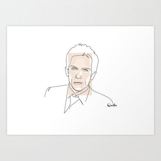 Portrait: Ben Stiller Art Print