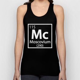 Moscovium - Russian Science Periodic Table Unisex Tank Top