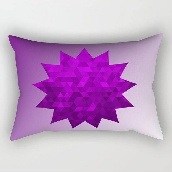 Kwan Yin's Star | Purple Flame | Compassion Rectangular Pillow