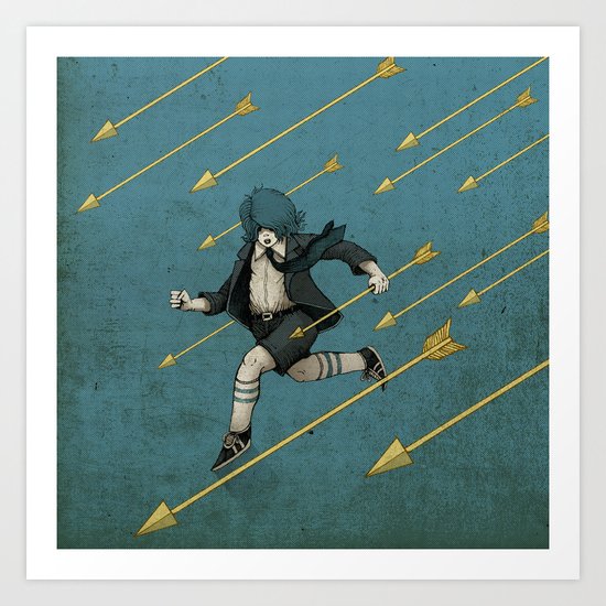 Run. Art Print