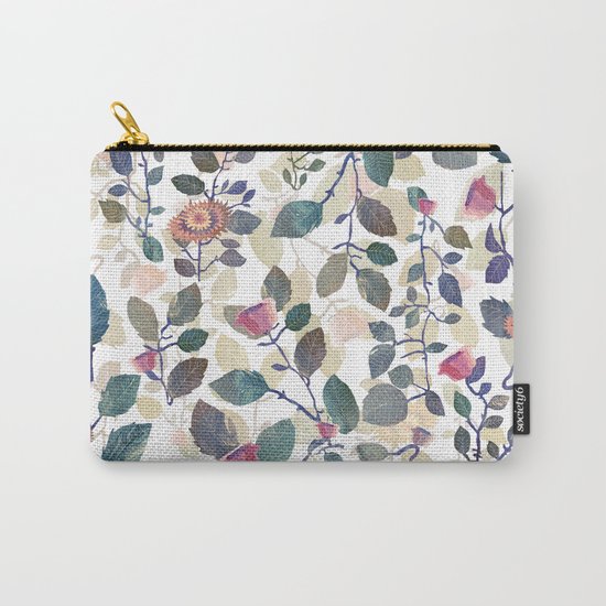 climb white leaves Carry-All Pouch