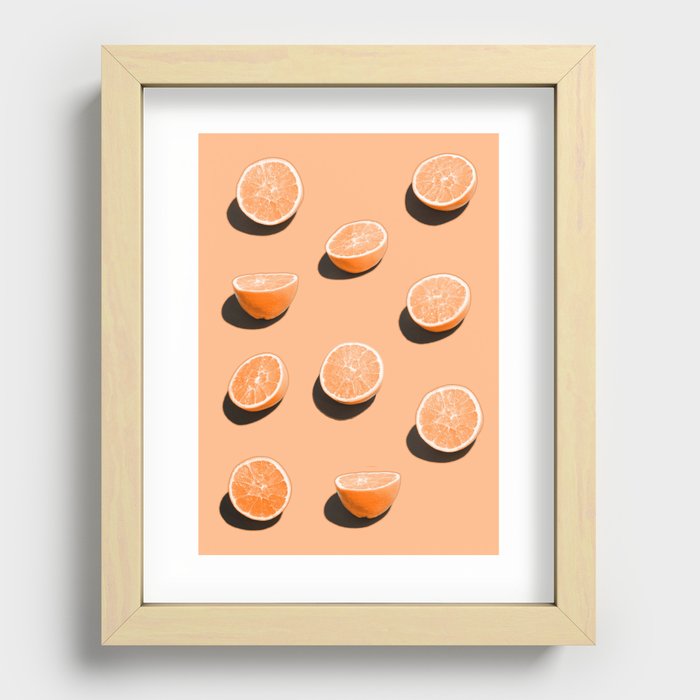 Orange Delight Recessed Framed Print