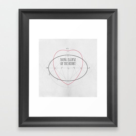 Total Ellipse of the Heart Framed Art Print