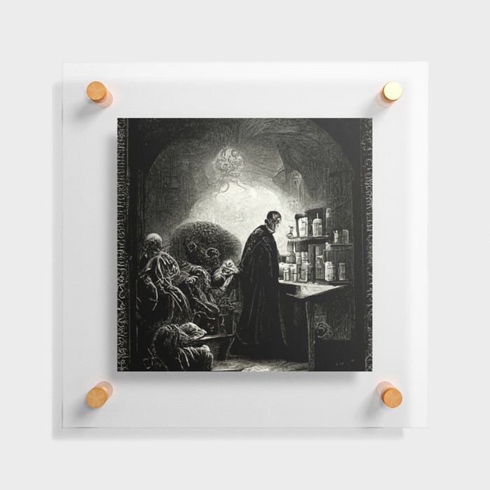 Apothecary of Horror Floating Acrylic Print