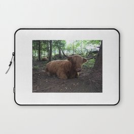 Fluffy Highland Cattle Cow 1185 Laptop Sleeve