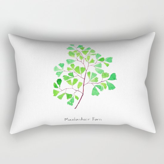 Maiden hair fern Rectangular Pillow