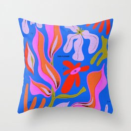 Where This Flower Blooms Throw Pillow