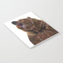 Grizzly Bear - Painting in acrylic Notebook