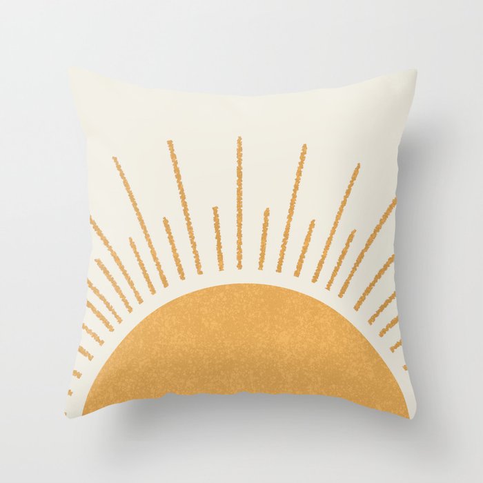 Sunshine Everywhere Throw Pillow
