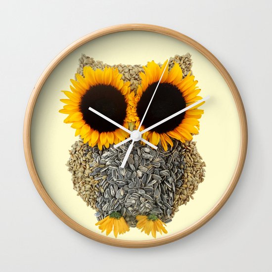 Hoot! Day Owl! Wall Clock