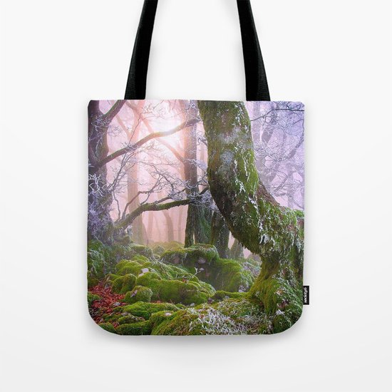 Fantasy Forest #frost Tote Bag