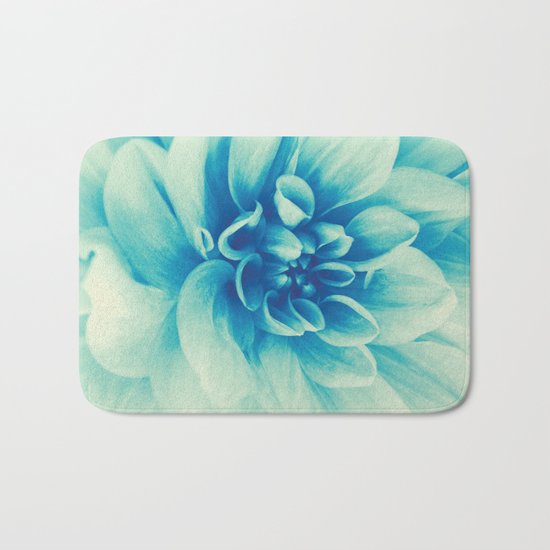 Blue Beauty (Spring Blooming Dahlia) Bath Mat