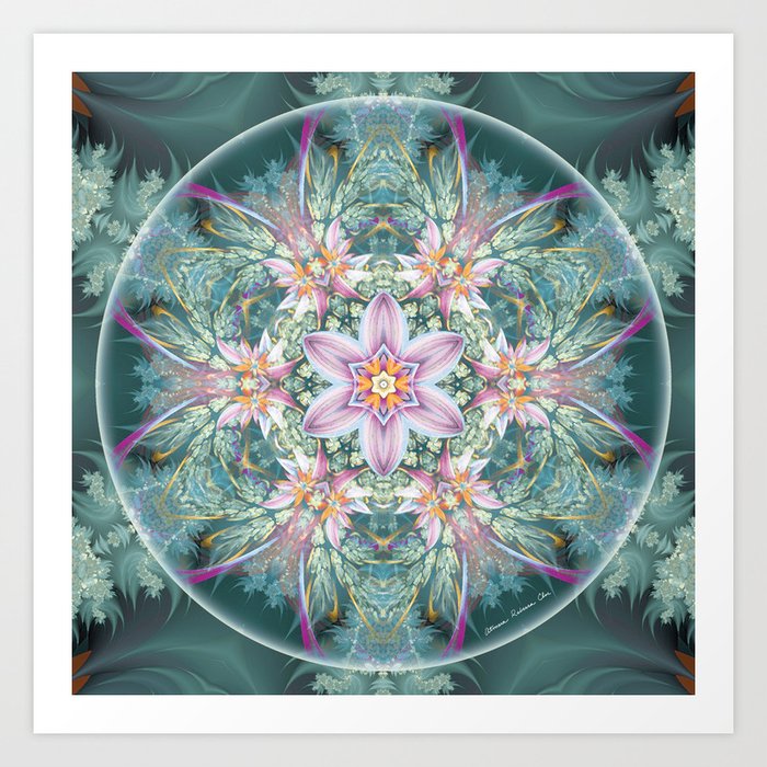 Mandalas of Forgiveness & Release 28 Art Print