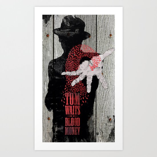 Tom Waits Art Print