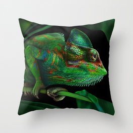 Chameleon Throw Pillow
