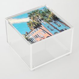 Rainbow Row, Charleston Acrylic Box
