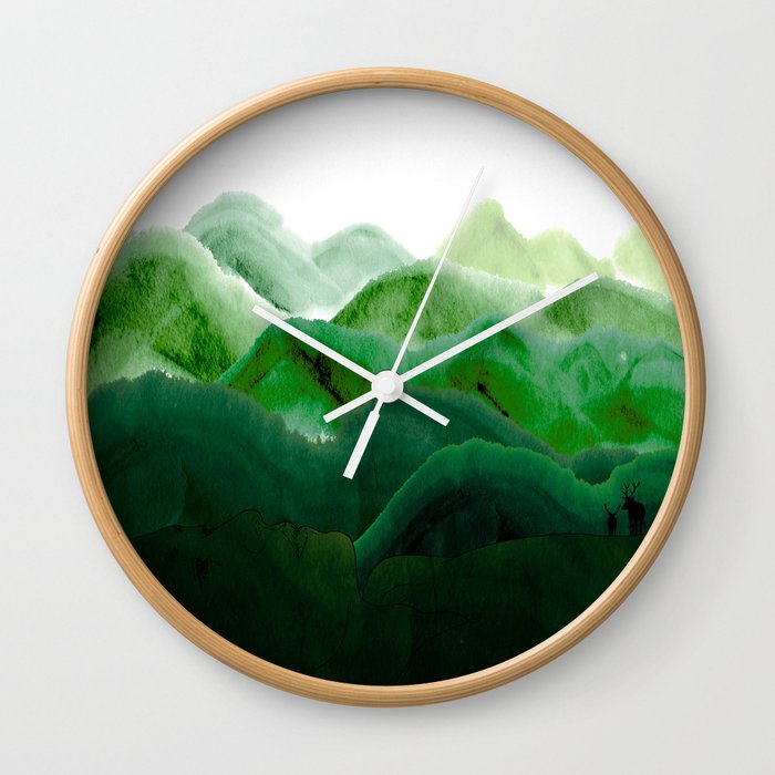 山秀谷 Wall Clock
