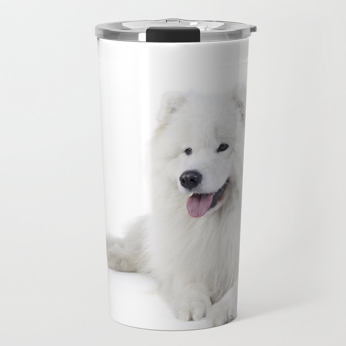 Samoyed  dog Travel Mug
